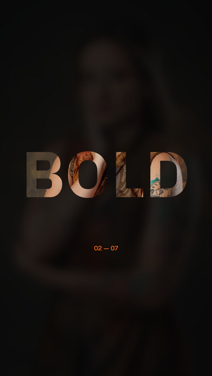 Through Type — an Onda Studio motion-graphics template